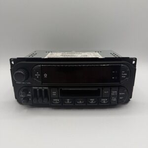 1998 - 2003 OEM Dodge Chrysler Jeep Ram AM FM Cassette Radio P04858584AH